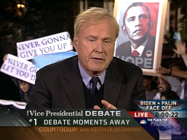 Never Gonna Give You Up VP-debat: rickrolled