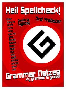 grammar-nazi Spellingordnung, bitte!